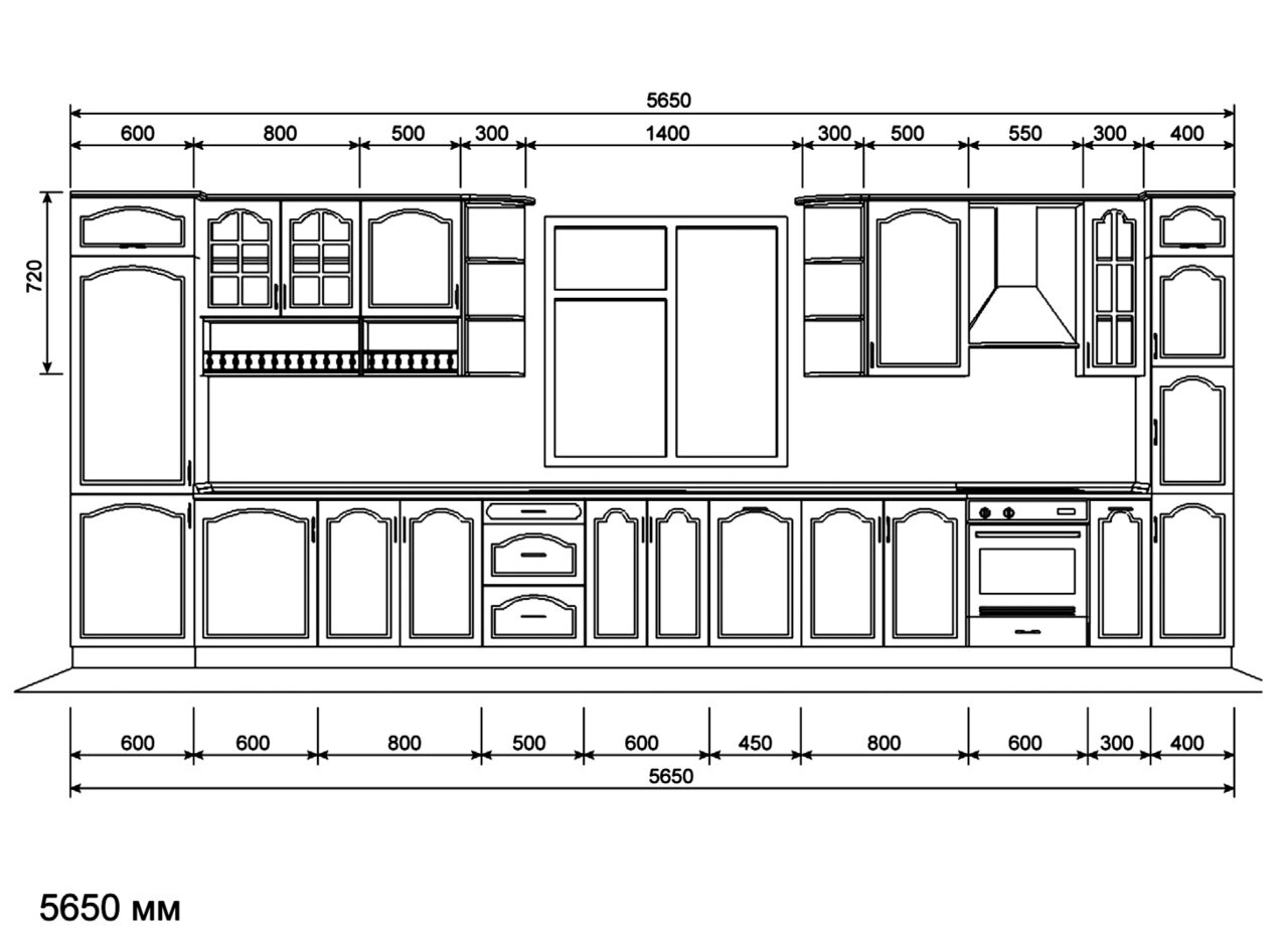 Проект стандартной кухни
